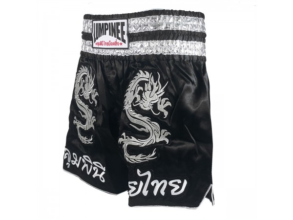Lumpinee Muay Thai Shorts : LUM-038-Svart